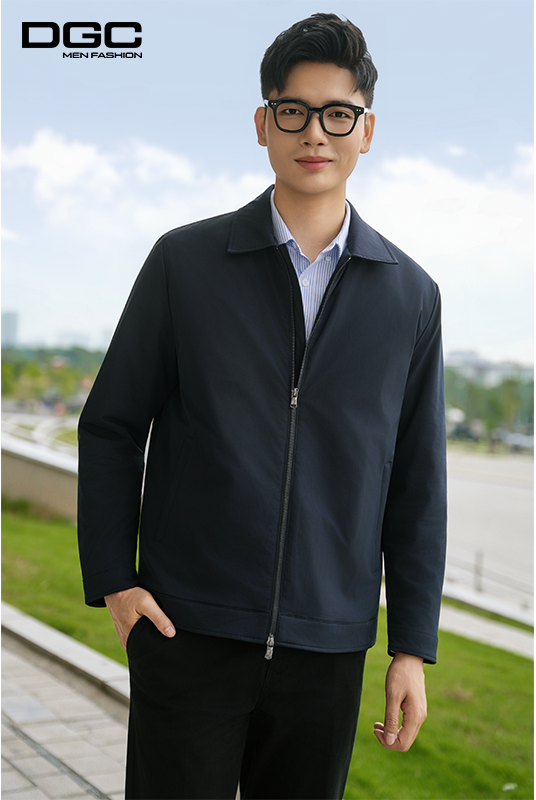 Áo jacket cổ đức 3 lớp